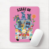Woofstock Kerry Blue Terrier Mouse Pad Mousepad (Mit Mouse)