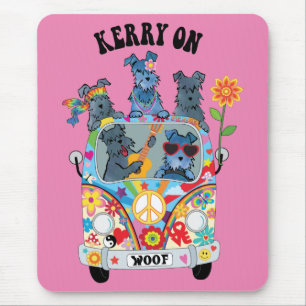 Woofstock Kerry Blue Terrier Mouse Pad Mousepad