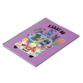 Woofstock Kerry Blue Terrier Notebook Notizblock (Linke Seite)