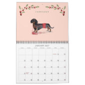 Woofy Christmas Niedlich Watercolor Schöne Hunde Kalender (Jan 2027)