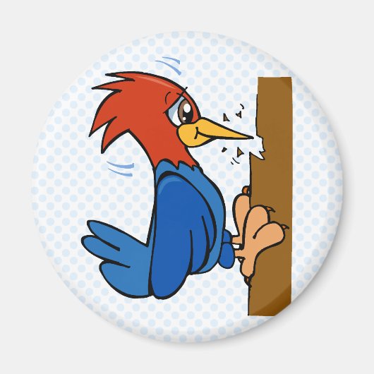 Woogy Woodpecker Magnet (Vorne)