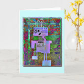 WooHoo2 ! RoBoT-Karte Karte (Gelbe Blume)