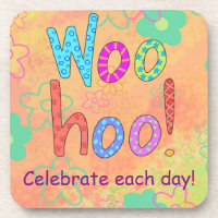 WooHoo feiert jeden Tag Word Text Art