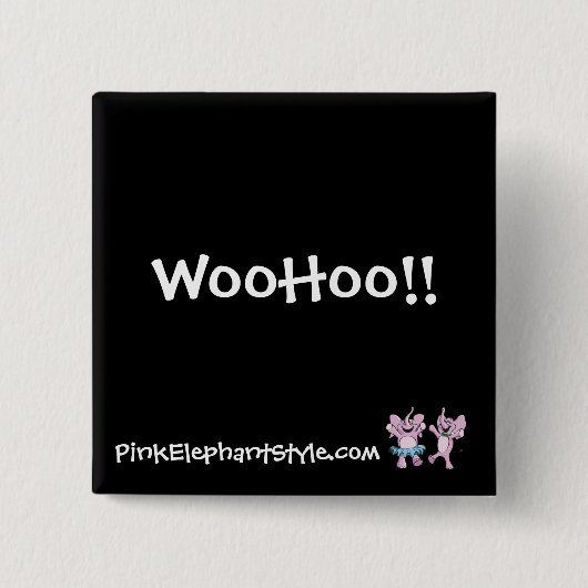 WooHoo Knopf Button (Vorderseite)