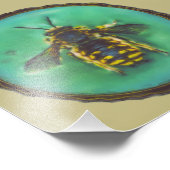 Wool Carder Bee Fotodruck (Ecke)