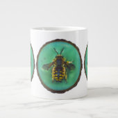 Wool Carder Bee Jumbo-Tasse (Vorderseite)