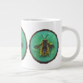 Wool Carder Bee Jumbo-Tasse (Rechts)