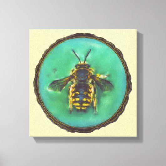 Wool Carder Bee Leinwanddruck (Vorderseite)