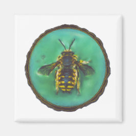 Wool Carder Bee Magnet