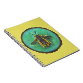 Wool Carder Bee Notizblock (Rechte Seite)