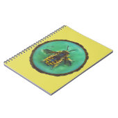 Wool Carder Bee Notizblock (Linke Seite)