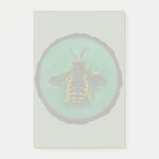 Wool Carder Bee Post-it Klebezettel (Vorderseite)