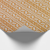 Wool Cross Stitch Strick Knette Weihnachtsmuster | Geschenkpapier (Ecke)