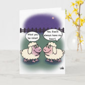 Wool Folded Greeting Card Karte (Gelbe Blume)