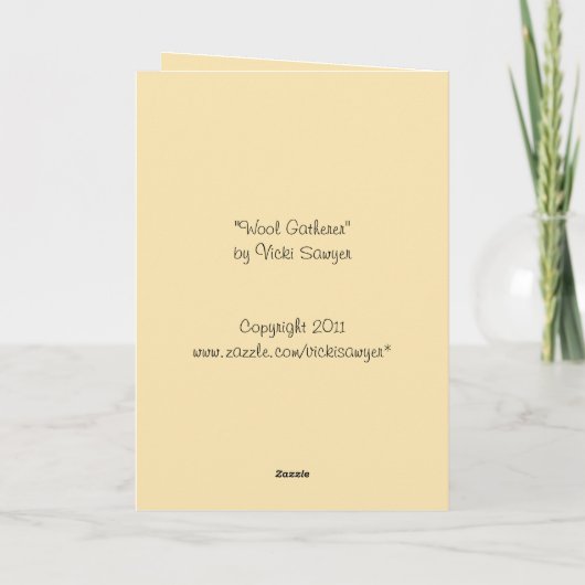 Wool Gatherer Card Karte (Rückseite)