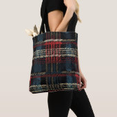 Wool Kariert Tote Bag Tasche (Von Nahem)