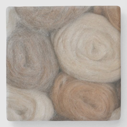 Wool Lover's Steinuntersetzer (Vorderseite)