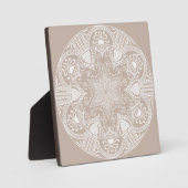 Wool Mandala Fotoplatte (Vorderseite)