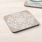 Wool Mandala Getränkeuntersetzer (Linke Seite)