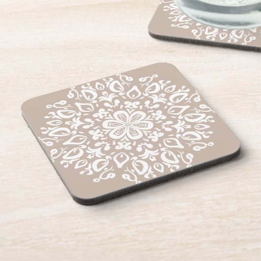 Wool Mandala Getränkeuntersetzer (Linke Seite)