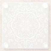 Wool Mandala Glasuntersetzer (Rückseite)