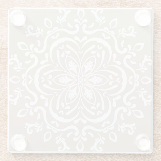 Wool Mandala Glasuntersetzer (Rückseite)