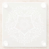 Wool Mandala Glasuntersetzer (Rückseite)