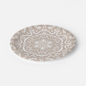 Wool Mandala Pappteller (Schrägansicht)