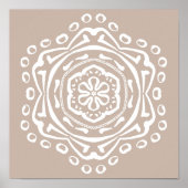 Wool Mandala Poster (Vorne)