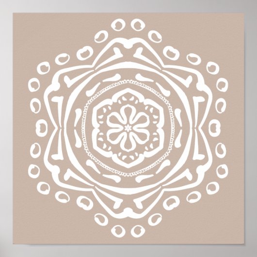 Wool Mandala Poster (Vorne)