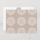 Wool Mandala Postkarte (Vorne/Hinten)