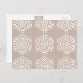 Wool Mandala Postkarte (Vorne/Hinten)