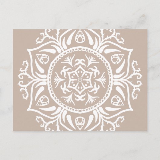 Wool Mandala Postkarte (Vorderseite)