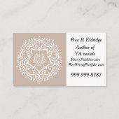 Wool Mandala Visitenkarte (Vorderseite)