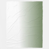 Wool ombre green blanket, Green gradient throw Fleecedecke (Vorderseite)
