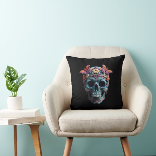 Wool Skull Kissen (Stuhl )