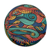 Wool Topped paisley Baseball (Vorderseite Links)