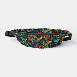 Wool Topped paisley Bauchtasche