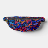 Wool Topped paisley Bauchtasche (Ablage )