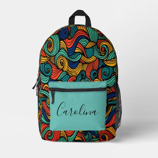 Wool Topped paisley Bedruckter Rucksack (Vorderseite)