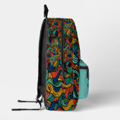 Wool Topped paisley Bedruckter Rucksack (Links)