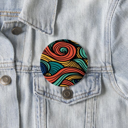 Wool Topped paisley Button (Beispiel)