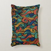 Wool Topped paisley Dekokissen (Vorderseite(Vertikal))