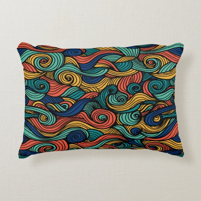 Wool Topped paisley Dekokissen (Vorderseite)