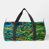 Wool Topped paisley Duffle Bag (Rückseite)