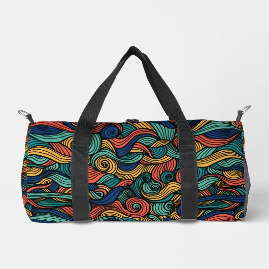 Wool Topped paisley Duffle Bag (Vorderseite)