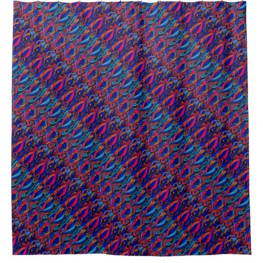 Wool Topped paisley Duschvorhang (Vorderseite)