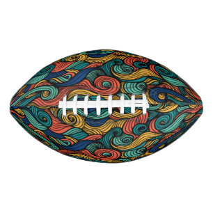 Wool Topped paisley Football