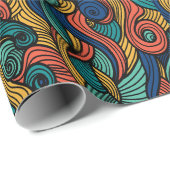Wool Topped paisley Geschenkpapier (Rolleneckpunkt)