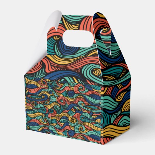 Wool Topped paisley Geschenkschachtel (Vorderseite)